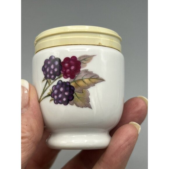 Royal Worcester Egg Coddler Evesham Pattern Fine Porcelain Made in England READ* - Picture 10 of 14